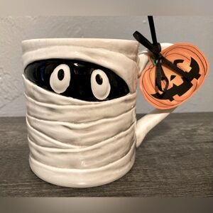 Blue Sky Halloween Mummy Coffee Mug